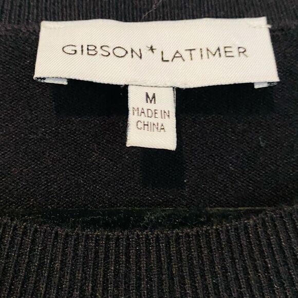 Gibson Latimer Split Hi Lo Hem Flare Sleeve Top Size Medium - Picture 7 of 8